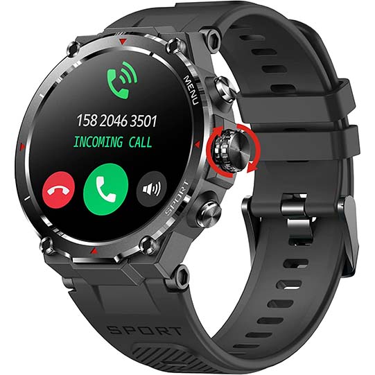 Military Smart Watch for Men 2023 HD Bluetooth Dial Call Outdoor Waterproof Tactical Smartwatch for iPhone Android Phones 1.32 Inch Rugged Fitness Watch with Heart Rate Sleep Monitor Pedometer Military Smart Watch for Men 2023 HD Bluetooth Dial Call Outdoor Waterproof Tactical Smartwatch for iPhone Android Phones 1.32 Inch Rugged Fitness Watch with Heart Rate Sleep Monitor Pedometer